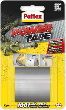 ΤΑΙΝΙΑ ΥΦΑΣΜΑΤΙΝΗ ΑΣΗΜΙ POWER TAPE 50mm x 5m Pattex