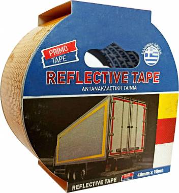 ΤΑΙΝΙΑ ΑΝΤΑΝΑΚΛΑΣΗΣ ΚΙΤΡΙΝΗ 48mm X 10m Primo Tape