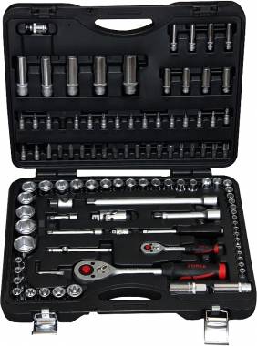 ΣΕΤ ΚΑΡΥΔΑΚΙΑ ΜΕ ΚΑΣΤΑΝΙΑ 1/2" ΚΑΙ 1/4" 108τμχ Force (41082)