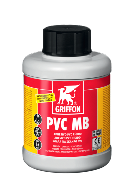 ΚΟΛΛΑ ΓΙΑ ΣΚΛΗΡΟ PVC MB ΔΙΑΦΑΝΗ 500gr Griffon (232503851)