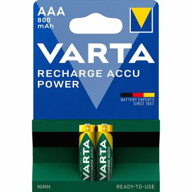 ΜΠΑΤΑΡΙΕΣ ΕΠΑΝΑΦΟΡΤΙΖΟΜΕΝΕΣ "AAA" MICRO 2ΤMX Varta (HR03/56703)