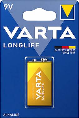 ΜΠΑΤΑΡΙΑ ΑΛΚΑΛΙΚΗ TRANSISTOR LONGLIFE 1ΤΜΧ 9V Varta (4122)