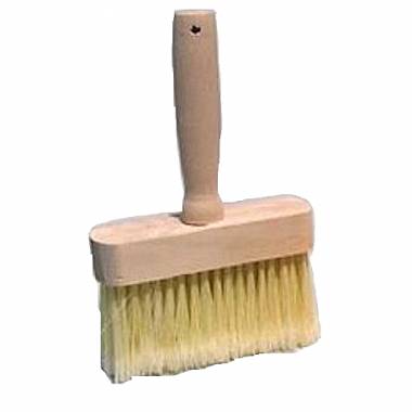 ΒΟΥΡΤΣΑ ΑΣΠΡΙΣΜΑΤΟΣ ΜΕ ΛΑΒΗ ΞΥΛΙΝΗ 14cm (Α140)