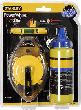 ΝΗΜΑ ΣΤΑΘΜΗΣ 30m ΜΕ ΧΑΡΑΞΗ ΚΙΜΩΛΙΑΣ ΣΕΤ 3ΤΜΧ Stanley (0-47-465)