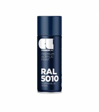 ΣΠΡΕΙ PREMIUM ACRYLIC PAINT GENTIAN BLUE RAL5010 GLOSS CosmosLac (N316)