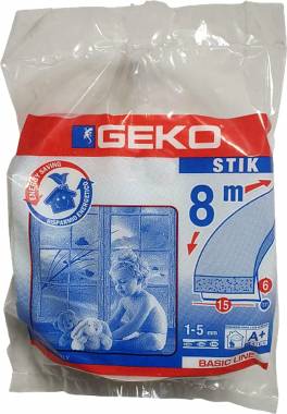 ΑΕΡΟΣΤΟΠ ΑΦΡΩΔΕΣ 25mm/8m ΛΕΥΚΟ Geko (1100/16)