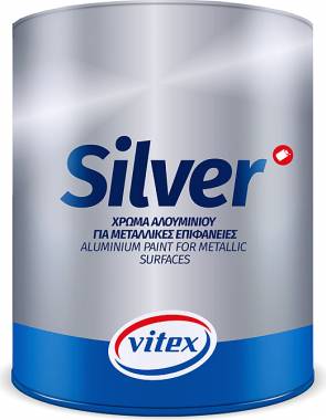 ΧΡΩΜΑ ΑΛΟΥΜΙΝΙΟΥ ΑΣΗΜΙ 750ml Vitex (1001829V)