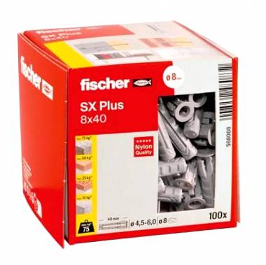 ΝΑΙΛΟΝ ΒΥΣΜΑ SX PLUS 8 X 40 100τμχ Fischer