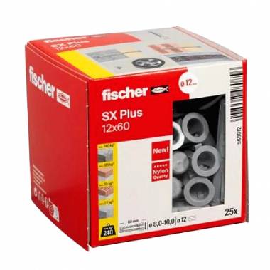 ΝΑΙΛΟΝ ΒΥΣΜΑ SX PLUS 12 X 60 25τμχ Fischer