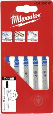 ΣΕΤ ΛΕΠΙΔΕΣ ΓΙΑ ΜΕΤΑΛΛΟ 5ΤΜΧ 55mm T118B Milwaukee (4932254064)