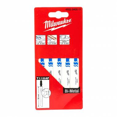ΣΕΤ ΛΕΠΙΔΕΣ ΓΙΑ ΜΕΤΑΛΛΟ 5ΤΜΧ 55mm T118AF Milwaukee (4932340011)