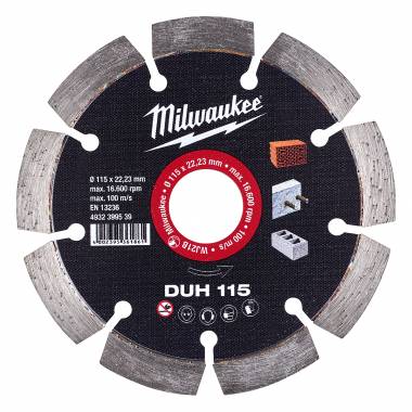 ΔΙΑΜΑΝΤΟΔΙΣΚΟΣ Ø115mm DUH 115 Milwaukee (4932399539)