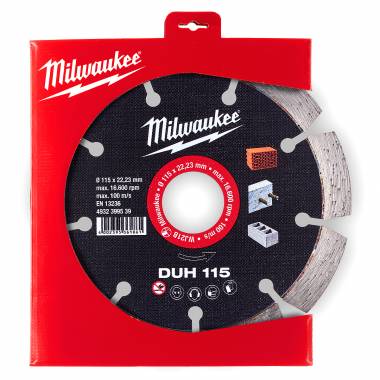 ΔΙΑΜΑΝΤΟΔΙΣΚΟΣ Ø115mm DUH 115 Milwaukee (4932399539)