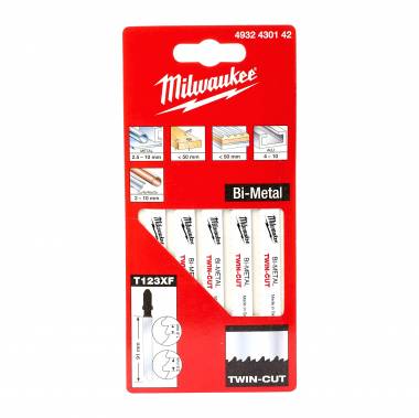 ΣΕΤ ΛΕΠΙΔΕΣ ΓΙΑ ΜΕΤΑΛΛΟ 5ΤΜΧ 91mm T123XF Milwaukee (4932430142)