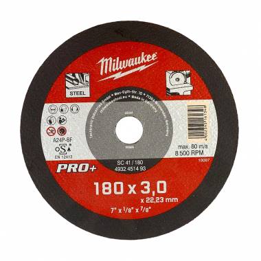 ΔΙΣΚΟΣ ΚΟΠΗΣ ΜΕΤΑΛΛΟΥ Ø180Χ1.9mm SCS41/180  Milwaukee (4932451493)