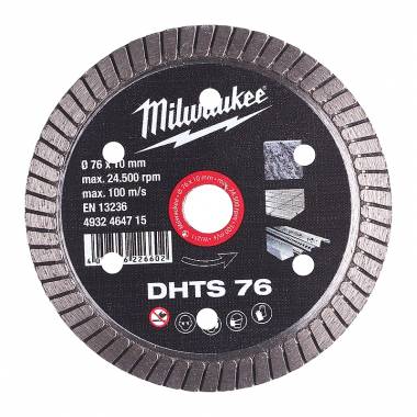ΔΙΑΜΑΝΤΟΔΙΣΚΟΣ Φ76mm DHTS Milwaukee (4932464715)
