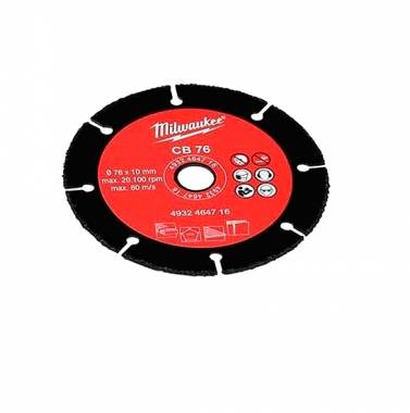 ΔΙΣΚΟΣ ΚΑΡΒΙΔΙΟΥ Φ76Χ1mm Milwaukee (4932464716)