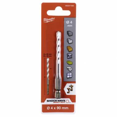 ΤΡΥΠΑΝΙ TCT ΠΟΛΛΑΠΛΩΝ ΥΛΙΚΩΝ Φ4Χ90mm Milwaukee (4932471092)