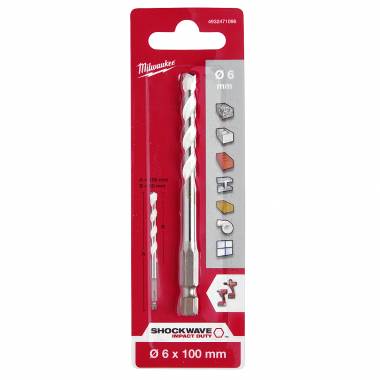ΤΡΥΠΑΝΙ TCT ΠΟΛΛΑΠΛΩΝ ΥΛΙΚΩΝ Φ6Χ100mm Milwaukee (4932471096)