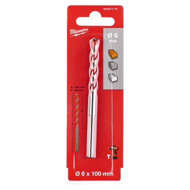 ΔΙΑΜΑΝΤΟΤΡΥΠΑΝΟ SUPER ΜΠΕΤΟΥ Φ6Χ100mm Milwaukee (4932471175)