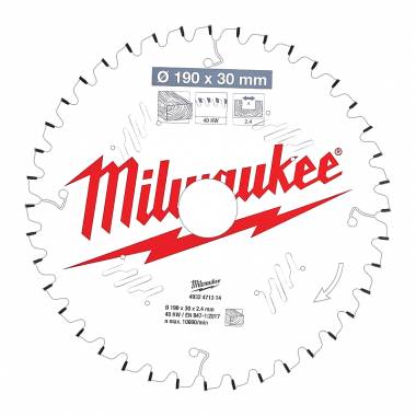 ΔΙΣΚΟΣ ΚΟΠΗΣ ΞΥΛΟΥ Ø190Χ2.4mm CSB PW  Milwaukee (4932471314)