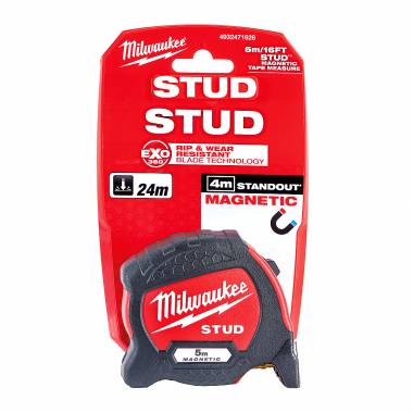 ΜΕΤΡΟ ΜΕ ΠΛΑΤΙΑ ΛΑΜΑ 5m STUD™ II Milwaukee (4932471626)