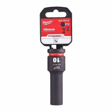 ΚΑΡΥΔΑΚΙ ΚΡΟΥΣΗΣ ΜΑΚΡΥ 10mm ½” SHOCKWAVE™ Milwaukee (4932480328)