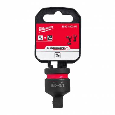 ΑΝΤΑΠΤΟΡΑΣ ΚΡΟΥΣΗΣ ½” ΚΑΡΕ ΣΕ ⅜” ΚΑΡΕ SHOCKWAVE™ Milwaukee (4932480354)