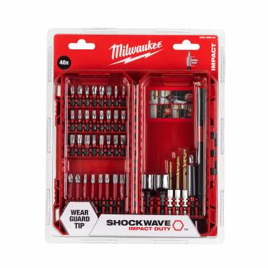ΣΕΤ ΜΥΤΕΣ – ΑΝΤΑΠΤΟΡΕΣ & ΤΡΥΠΑΝΙΑ 1/4 40ΤΜΧ Milwaukee (4932492004)