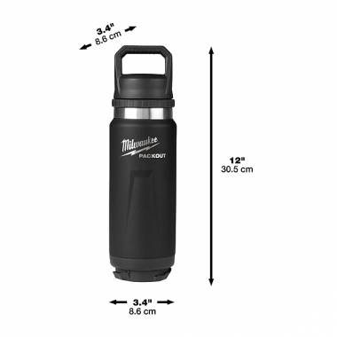 PACKOUT™ ΜΑΥΡΟ ΜΠΟΥΚΑΛΙ ΘΕΡΜΟΣ ΜΕ ΚΑΠΑΚΙ 532ML Milwaukee (4932493992)