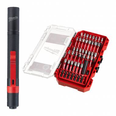 SET SHOCKWAVE™ ΜΥΤΕΣ ΒΙΔΩΜΑΤΟΣ 39 ΤΜΧ ΚΑΙ ΦΑΚΟΣ ΣΤΥΛΟ Milwaukee (4932498608)