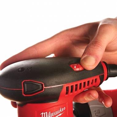 ROS 125 E 125 MM ΕΚΚΕΝΤΡΟ ΠΕΡΙΣΤΡΟΦΙΚΟ ΤΡΙΒΕΙΟ 300 W Milwaukee (4933433180)