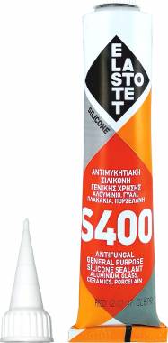 ΣΙΛΙΚΟΝΗ ΑΝΤΙΜΟΥΧΛΙΚΗ ΑΣΠΡΗ S400 ΣΩΛΗΝΑΡΙΟ 80ML Elastotet (5203024011013W)