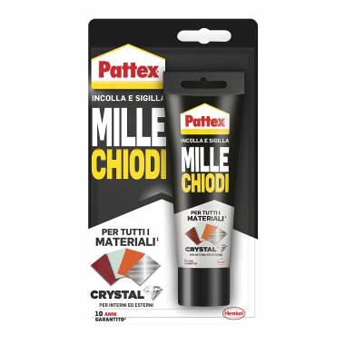ΚΟΛΛΑ ΣΙΛΙΚΟΝΗ ΔΙΑΦΑΝΗ 90ml CRYSTAL MILLE CHIODI Pattex