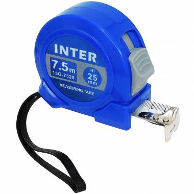 ΜΕΤΡΟ INTER 7.5m x 25mm  ΜΠΛΕ (8Z15G7525)