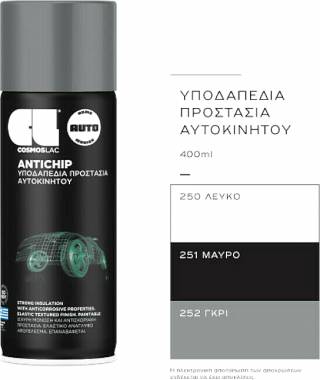 ΣΠΡΕΙ ΥΠΟΔΑΠΕΔΙΑ ΠΡΟΣΤΑΣΙΑ ΑΥΤΟΚΙΝΗΤΟΥ ANTICHIP BLACK CosmosLac (N251)