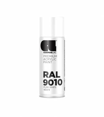 ΣΠΡΕΙ PREMIUM ACRYLIC PAINT PURE WHITE RAL9010 GLOSS CosmosLac (N301)