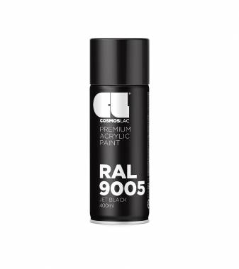 ΣΠΡΕΙ PREMIUM ACRYLIC PAINT JET BLACK RAL9005 GLOSS CosmosLac (N304)