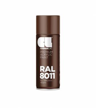 ΣΠΡΕΙ PREMIUM ACRYLIC PAINT NUT BROWN RAL8011 GLOSS CosmosLac (N315)