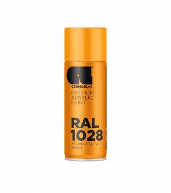ΣΠΡΕΙ PREMIUM ACRYLIC PAINT MELON YELLOW RAL1028 GLOSS CosmosLac (N320)