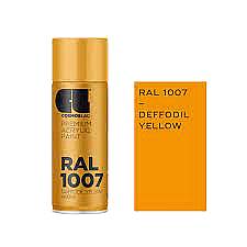 ΣΠΡΕΙ PREMIUM ACRYLIC PAINT DAFFODIL YELLOW RAL1007 GLOSS CosmosLac (N321)