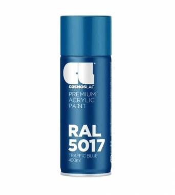 ΣΠΡΕΙ PREMIUM ACRYLIC PAINT TRAFFIC BLUE RAL5017 GLOSS CosmosLac (N341)