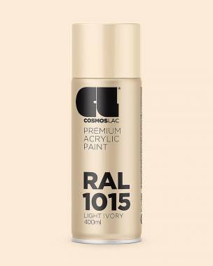 ΣΠΡΕΙ PREMIUM ACRYLIC PAINT LIGHT IVORY RAL1015 GLOSS CosmosLac (N347)