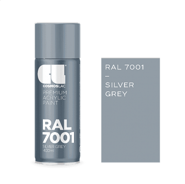 ΣΠΡΕΙ PREMIUM ACRYLIC PAINT SILVER GREY RAL7001 GLOSS CosmosLac (N411)