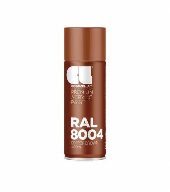 ΣΠΡΕΙ PREMIUM ACRYLIC PAINT COPPER BROWN RAL8004 GLOSS CosmosLac (N414)