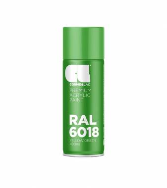 ΣΠΡΕΙ PREMIUM ACRYLIC PAINT YELLOW GREEN RAL 6018 GLOSS CosmosLac (N463)