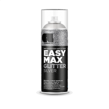 ΣΠΡΕΙ EASY MAX GLITTER SILVER No 910 400ml Cosmos Lac