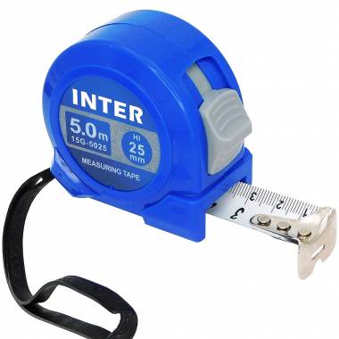 ΜΕΤΡΟ INTER 5m x 25mm  ΜΠΛΕ (8Z15G5025)