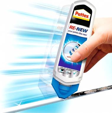 ΣΙΛΙΚΟΝΗ ΑΡΜΩΝ ΜΠΑΝΙΟΥ ΛΕΥΚΗ RE-NEW 80ml Pattex