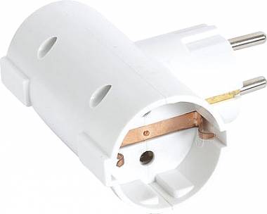 ΣΟΥΚΟ ΑΝΤΑΠΤΟΡΑΣ "Τ" 2 ΕΞΟΔΩΝ Eurolamp (147-10004)